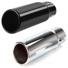 Black/Sliver Chrome Exhaust Tip Kit For 2005-2022 Toyota Tacoma PT932-35180-02