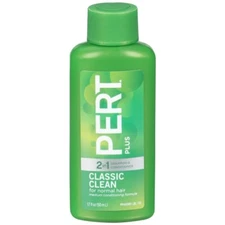 Pert Plus Shampoo Classic Clean Plus Conditioner 1.7 Fl Oz Travel Size 12 Pack