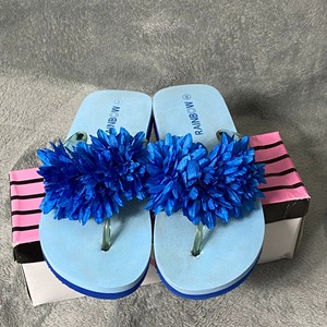 Arco Iris Azul Margaritas Sandalias Ojotas de marca para mujer Talla 8 Con  Caja | eBay