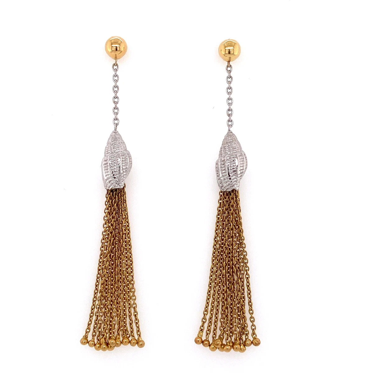 Earrings that hang 2024 from the back