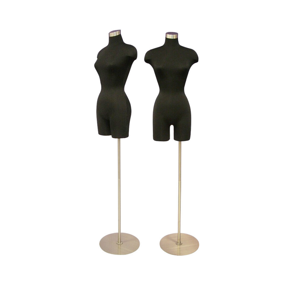 Female Adult Black Dress Form Mannequin Torso Display with Round Metal Base | eBay Female Adult Black Dress Form Mannequin Torso Display with Round Metal Base | eBay