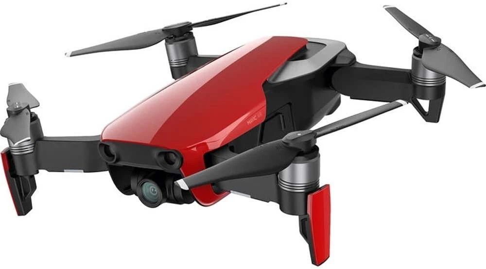DJI Mavic Air Drone + Fly More Combo--Flame Red-Excellent