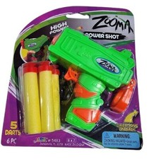 JA-RU Ultra Foam Power Shot Dart Toy Gun with 5 Foam Darts