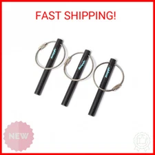 bayite Survival Drilled Ferrocerium Ferro Rod Flint Fire Starter Rods with Keych