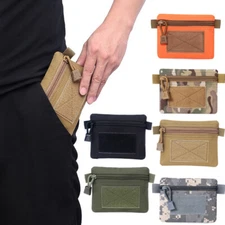 Tactical Molle EDC Pouch Wallet Mini Waist Pack Purses Portable Card Key Holder