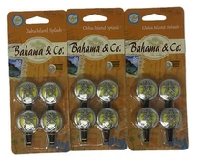 Bahama & Co. Island Splash Air Freshener Pineapple Scented Auto Vent Clip 3 Pack