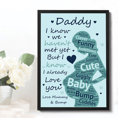Fathers Day Birthday Gifts from the Bump Baby Daddy To Be Gifts From Baby  Child UK