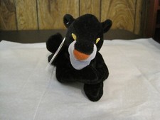 WALT DISNEY MOVIE THE JUNGLE BOOK BAGHEERA 8" MINI BEAN BAG PLUSH STUFFED TOY