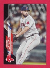 2020 Topps Series 2 Brandon Workman 09/69 Black Parallel #498 Red Sox