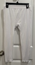 White Capri Leggings