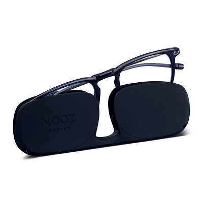 Nooz Lesebrille Damen Herren + 1,0 Essential Reading Dino Dunkelblau extra dünn