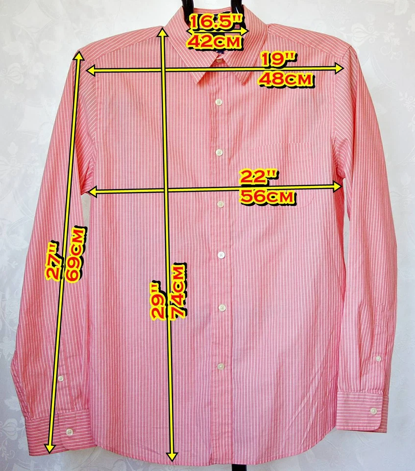 CAMISA SOCIAL MASCULINA VINTAGE AUTÊNTICA GAP ALGODÃO-TAMANHO:M - Imagem 2 de 4