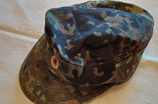 Original Bundeswehr Feldmütze Cap Flecktarn 60