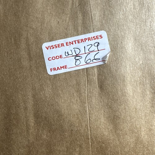 Visser Enterprise Amber Crystal Jeweled Crown Framed Picture. Must See