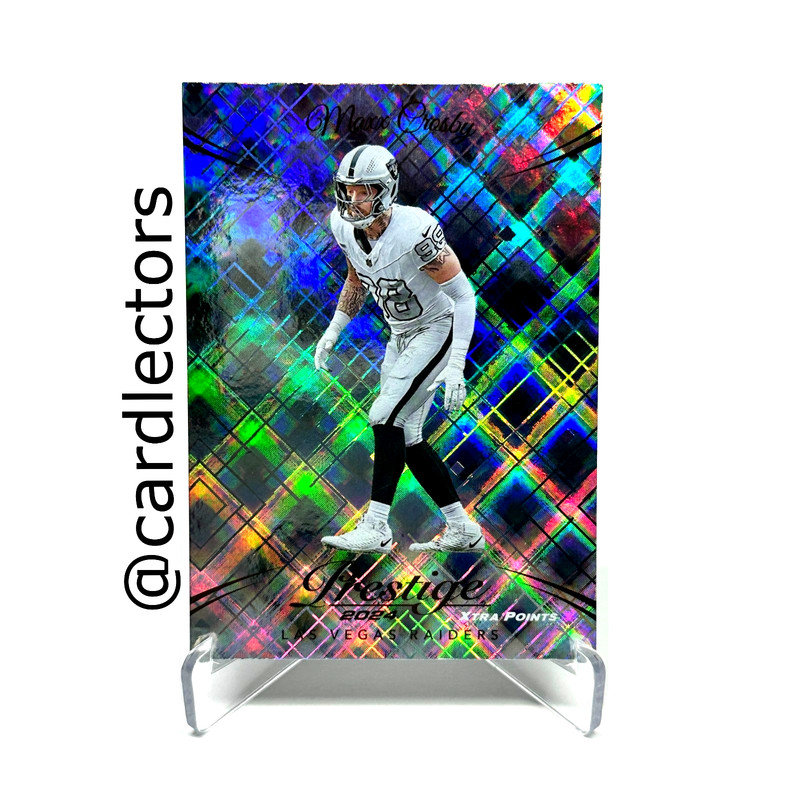2024 Panini Prestige MAXX CROSBY #159 Xtra Points Diamond SP Las Vegas RAIDERS