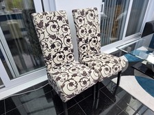 Matching Upholstered Chairs x2 Collect Only from WS11