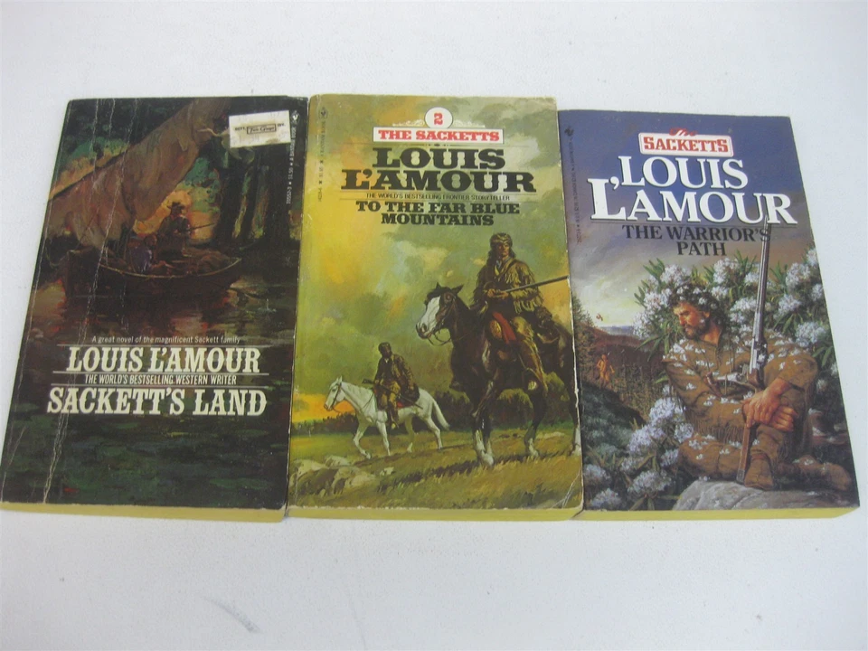 Louis L'Amour Complete Lot All 17 Sacketts Paperbacks — 第 4/4 张图片