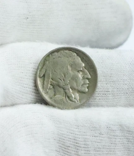 1913 Type 1 US Buffalo Nickel 5c Fine+ (Cleaned)