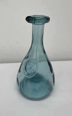 Vintage Holmegaard Dänische Wikinger Karaffe Blau Glas Karaffe Flasche