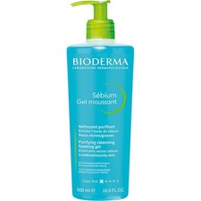 Bioderma - Face Cleanser - S bium - Makeup Removing Cleanser - Skin Purifying -