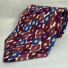 Gianfranco Ruffini Men's Tie 100% Silk Multicolor Made In USA 56”x 4”