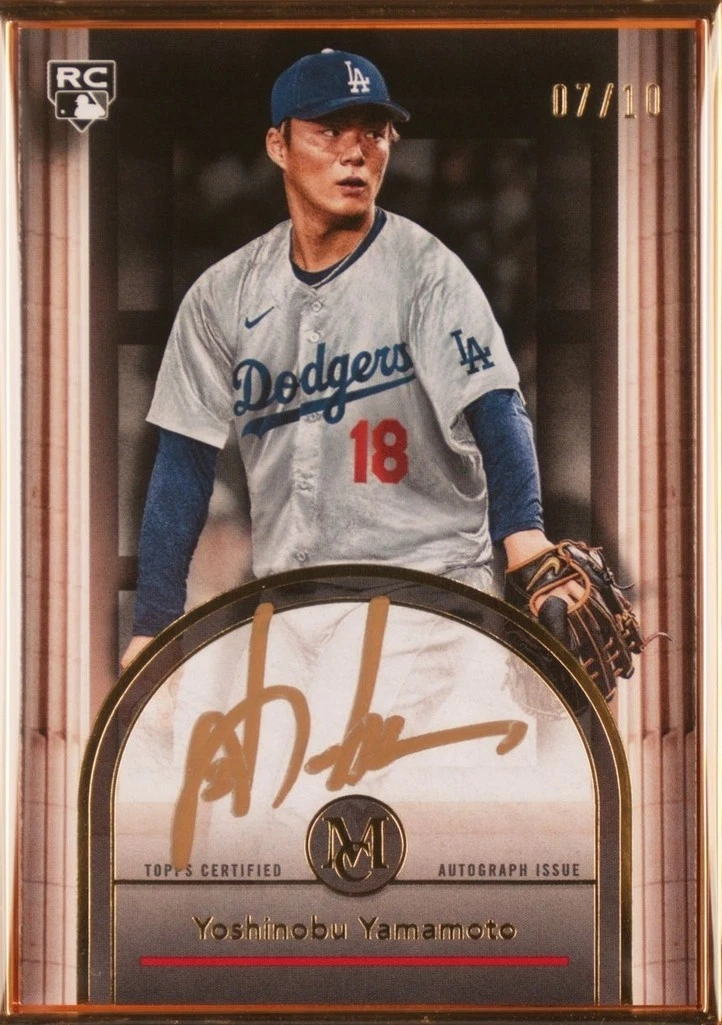 2024 Topps Museum Collection - Yoshinobu Yamamoto #FMA-YAM for