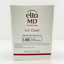 Elta MD UV Clear Broad Spectrum SPF 46 Facial Suncreen 0.5 oz Exp: 02/28