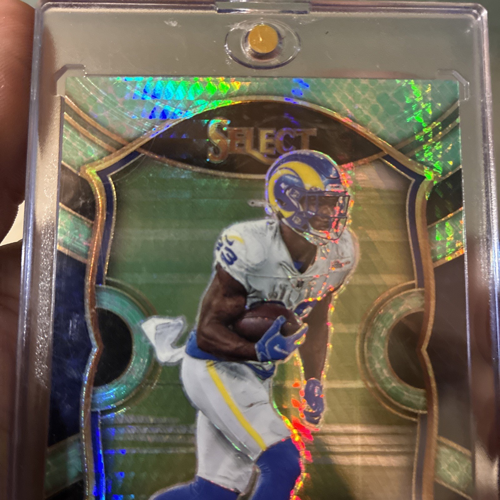 2020 Panini Select - Concourse Cam Akers #55 Dragon Scale Prizm /67 (RC)