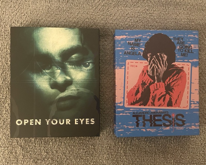 Open Your Eyes / Thesis Limited Edition Blu-Ray 4K UHD Deluxe Box Sets Umbrella