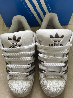 RETRO adidas Originals Supermod ST Men s 10.5 Low Top Sneakers White/Brown