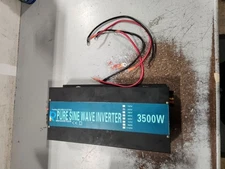 3500W(7000W Peak) 24V DC Pure Sine Wave Inverter to 120V AC 80new Off Grid