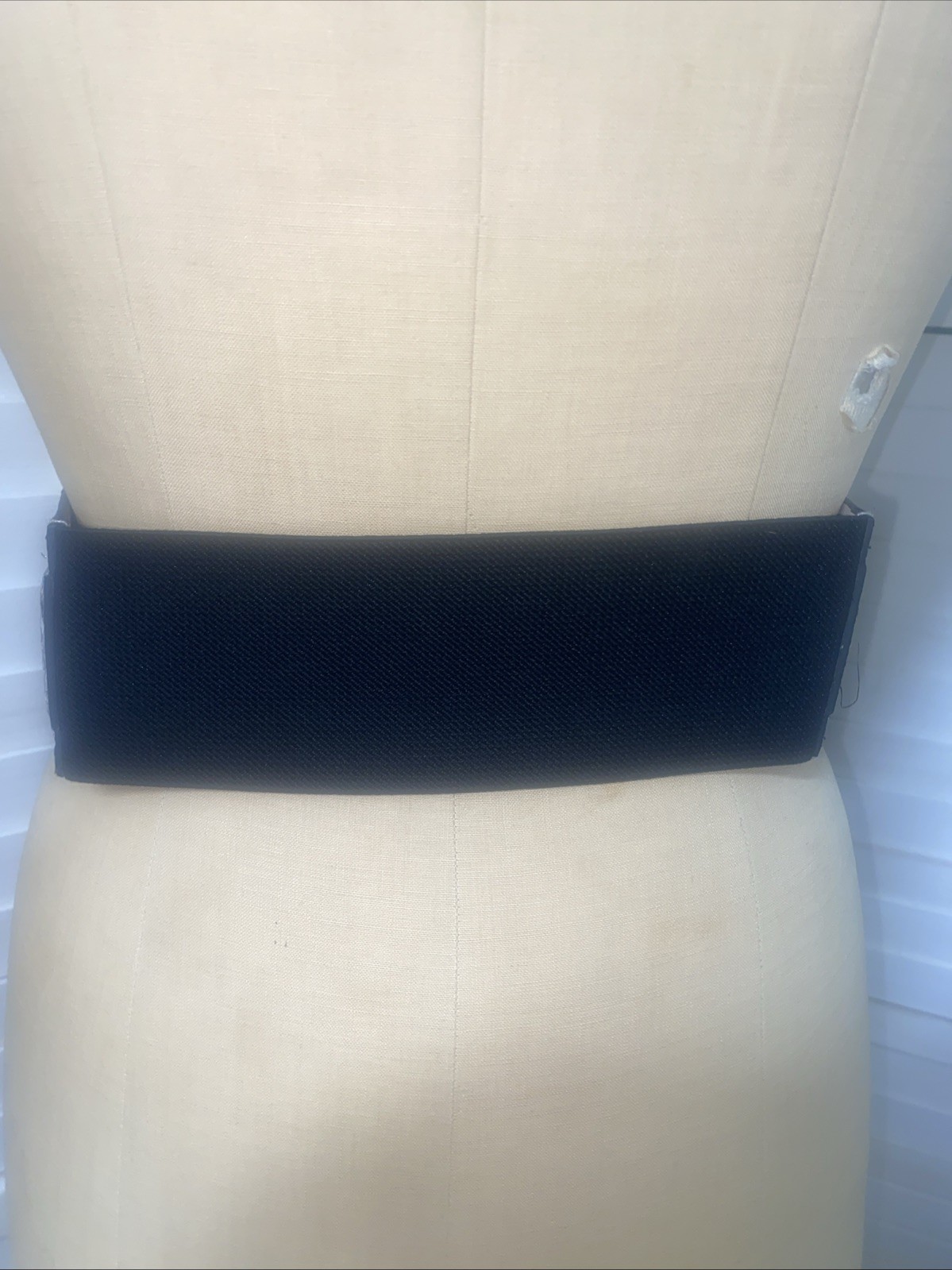 Python Snake Skin Leather Belt Stretch Back 3” Wi… - image 4