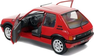 PEUGEOT 205 GTi 1.9l rouge Vallelunga toit ouvrant & jantes Gutmann & déco PTS 1/18 Norev 184846 3551091848462 B0CNPY8PSX