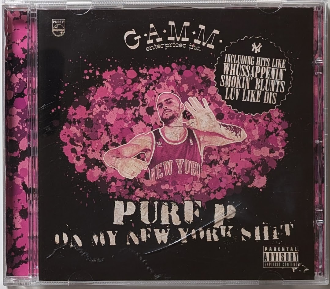 Pure P – On My New York Shit G.A.M.M. Enterprises PROMO CD