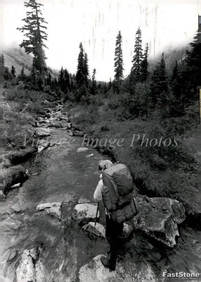 1979 Will Landon Fog Valley Lake Washington State Press Vintage Photo 6x8