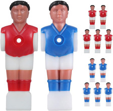 12Pcs Replacement Foosball Men Set Plastic Table Soccer Game Players for Foosbal