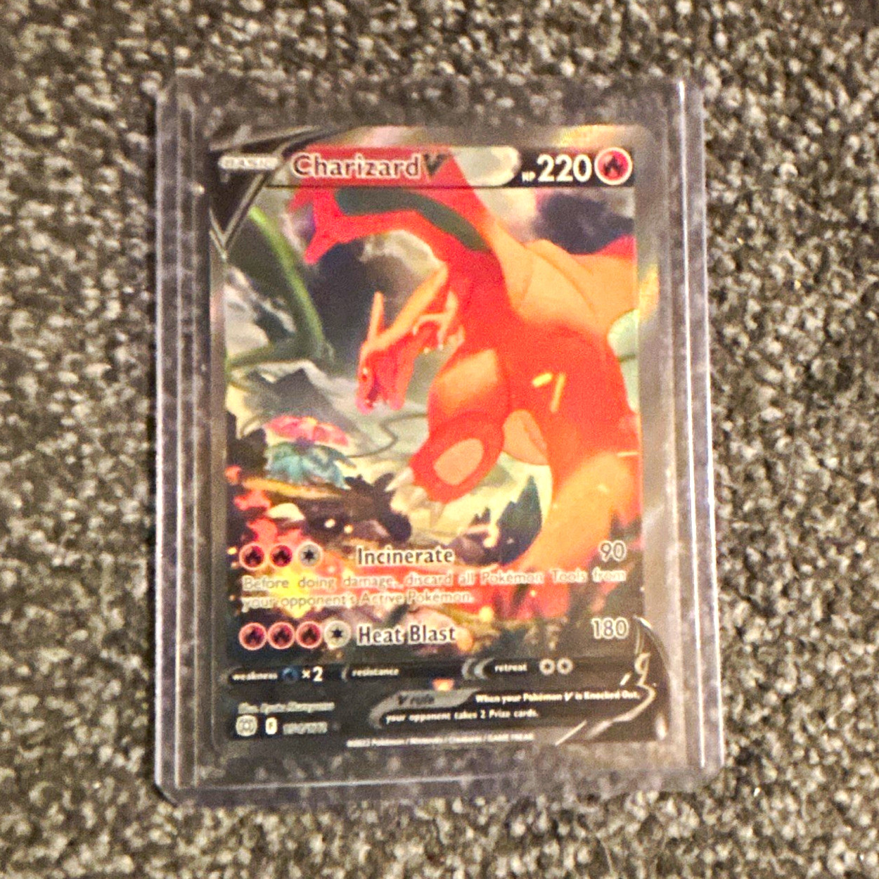 Charizard V 154/172 Brilliant Stars Swsh09 Holo Ultra Rare Alt Full Art 220HP