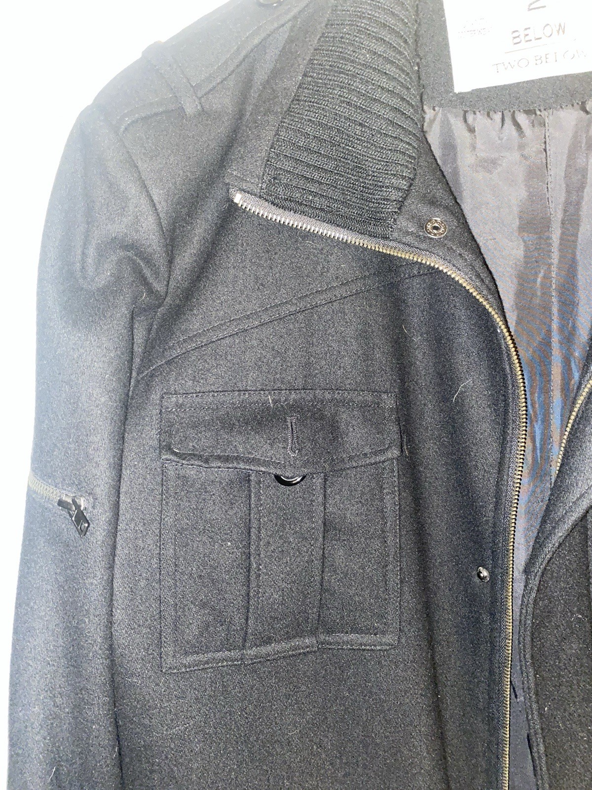 Mens Winter Coat/ Jacket Wool - image 8