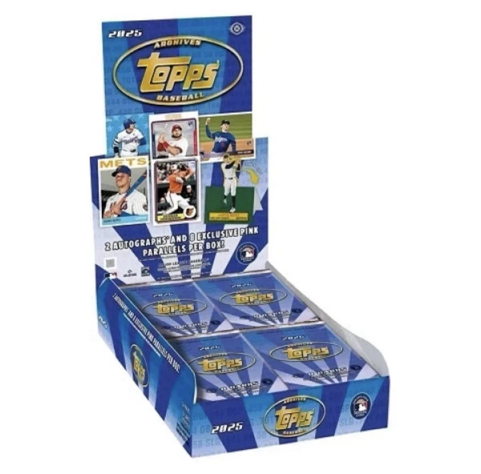New Listing2025 TOPPS ARCHIVES HOBBY BOX (2 AUTOS) MLB Baseball Brand New - IN HAND