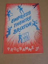 Terry-Thomas 1955 Empress Theatre, Brixton Programme (Vera Cody)