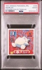 PSA 2 JAPANESE POKEMON STICKER SNORLAX #346 AMADA 1997 COLLECTION KAI 308