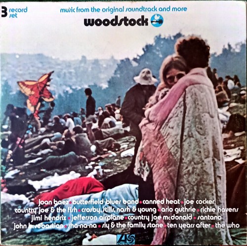 Woodstock 1969 - Thre Days Of Peace end Music-33 Giri Vinile × 3 -ATLANTIC prezzo ebay