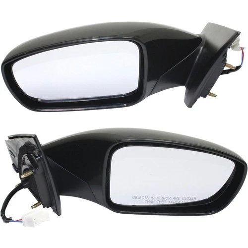 Mirror Set For 2011-2014 Hyundai Sonata Power Primed Left Right Manual Folding