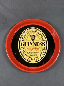 Vintage Guinness Extra Stout Beer 12” Metal Serving Tray Advertising Collectable