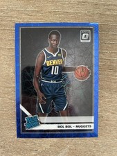 2019-20 Panini Donruss Optic - Rated Rookie Bol Bol #162 Blue Velocity Prizm...
