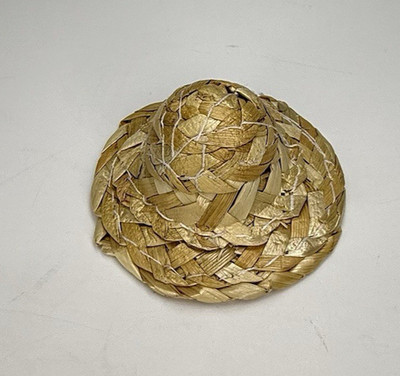 Straw Sun Hat 2'' for Dolls Bears Toys Doll Making Crafting Woven Weave