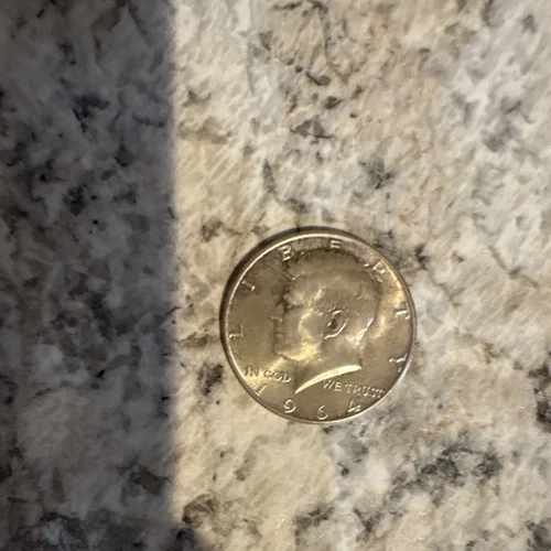 1964 Kennedy Half Dollar Silver Coin 50C 0.9 Fineness Uncertified Collectible
