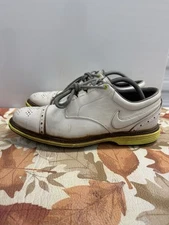 Nike Lunar Clayton Leather Golf Shoes 628535-100 Men’s US 10 Grey RARE $300