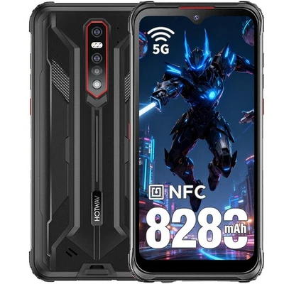 HOTWAV Cyber 7 5G Outdoor Smartphone 8GB + 128GB 8280mAh 6,3 Zoll Dual SIM Handy