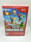 New Super Mario Bros. Wii (Nintendo Wii, 2009) CIB Complete **Sealed/New**